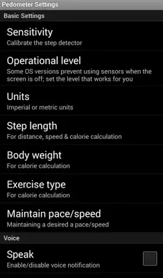 Pedometer Calorie - Step Count android App screenshot 2