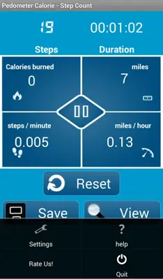 Pedometer Calorie - Step Count android App screenshot 3