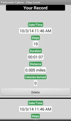 Pedometer Calorie - Step Count android App screenshot 4